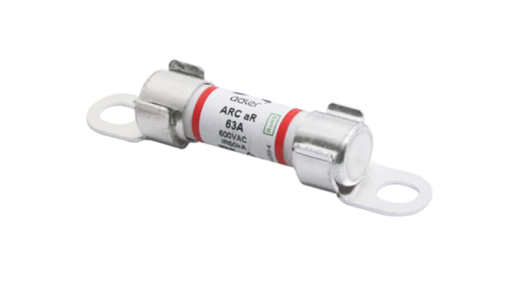 Adler ARC 10x38 schnelle Halbleitersicherungen, Ausfhrung Level Mount (Abgerundete Anschlsse)