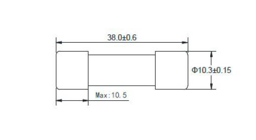 Adler Sicherung GGC PU 10 x 38 1A gG 690VAC IR100kA (Cartridge)