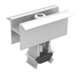 Universal Mittelklemme OneMid 30-42 mm Silber