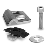 K2 Erdungs- und Blitzschutzklemme Alu 8mm Set