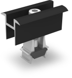 Universal Mittelklemme OneMid 30-42 mm, schwarz eloxiert