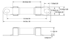 Adler AE2 EV Sicherung 500 VDC, IR20kA, Level Mount