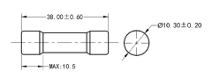 Adler AE2 EV Sicherung 500 VDC, IR20kA, Cartridge (Patronensicherung)