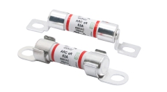 Adler ARC 10x38 fast semiconductor fuses (aR), Level mount version (rounded )
