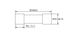 Adler Sicherung GGC PU 10 x 38 1A gG 690VAC IR100kA (Cartridge)